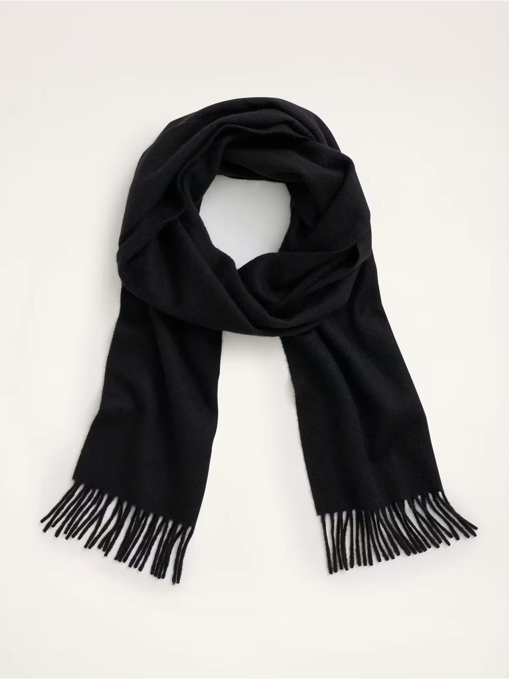 Pronto Uomo Wool Fringe Scarf